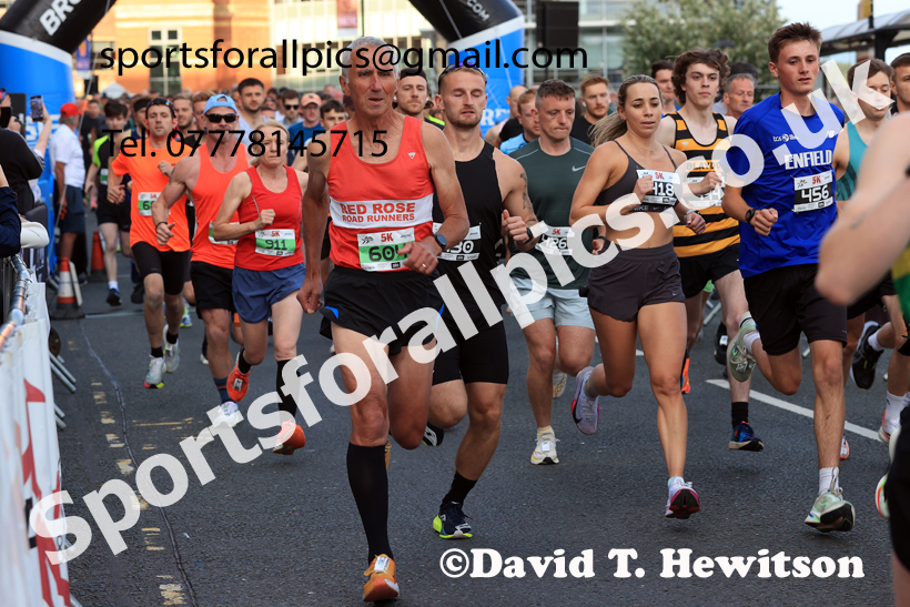 The Newcastle Quayside 10k Road Race, 2025 Newcastle Quayside 5k and 10k Road Race  Photo: David T. Hewitson/Sports for All Pics